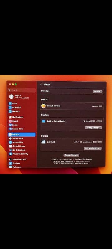 MacBook Pro 2019 16 Inch Core i9 32GB / 64GB Ram 4GB / 8GB Graphics 3