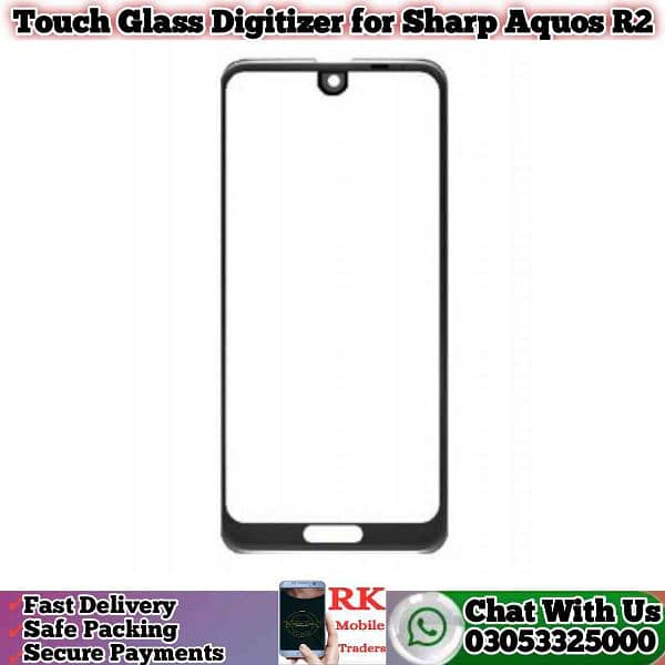 Aquos R2 Touch Glass / R3 / R5 Touch Penal Screen All Accessories Here 3