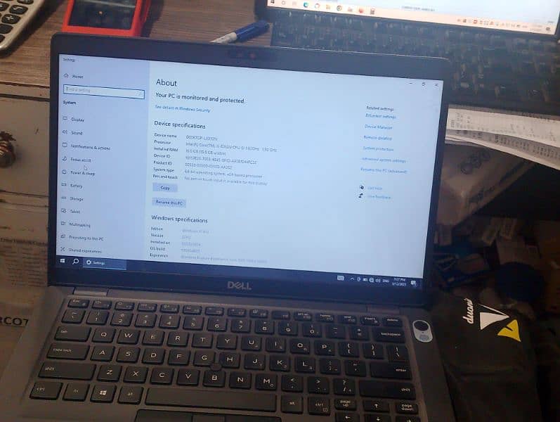 core I 5 generation 8  or 16 gp ram and 256 gp storage 9/10 condition 5