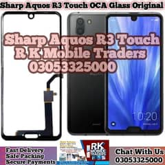 Docomo R3 Touch Oca Glass / Aquos R2 / R3 / R5G Touch Glass Unit Penal