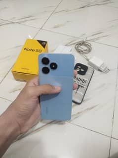 realme note 50 complete Saman use like new condition