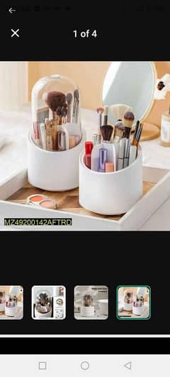 rotating make up organizer