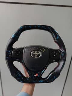 Corolla Grande 2005/2024 Piano Blue Carbon Steering