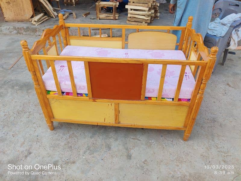 Baby Cot wooden 2