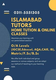 Home Tuition and Online Classes