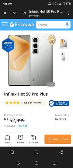 hot 50pro plus infinix