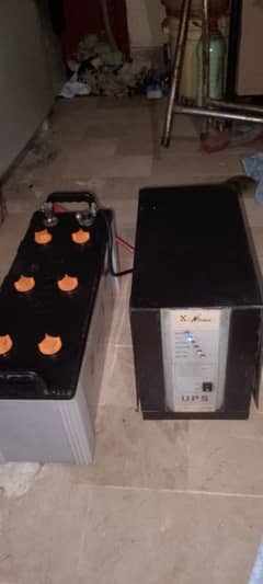 extra power 1kva inverter ups with ags 180 battery