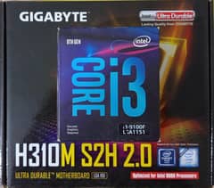 Intel Core i3 9100f and Gigabyte H310M S2H 2.0