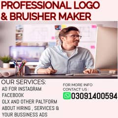 Logo Maker | Brusher Maker | Pofessional ads Making Service