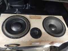 car woofer & Home Theater Good Sound & Bass 8" 2 woofer