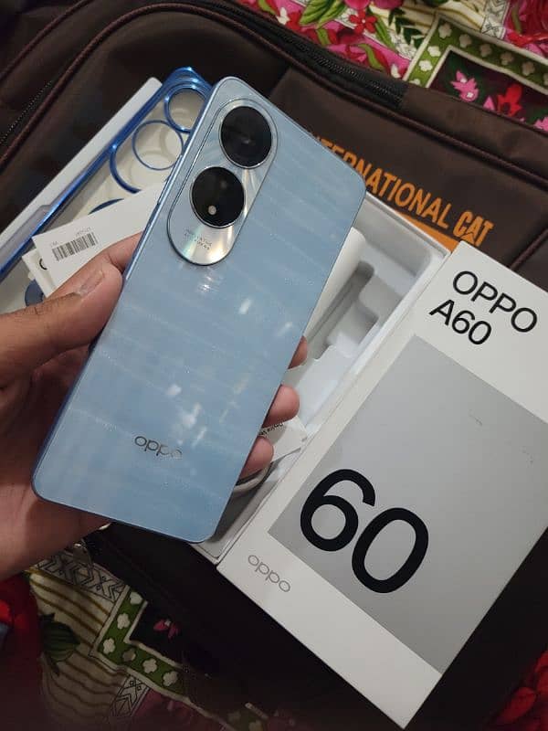 Oppo A60 Mobil 8/256 Complete Box 7 Month Warranty Contact 03027897026 0