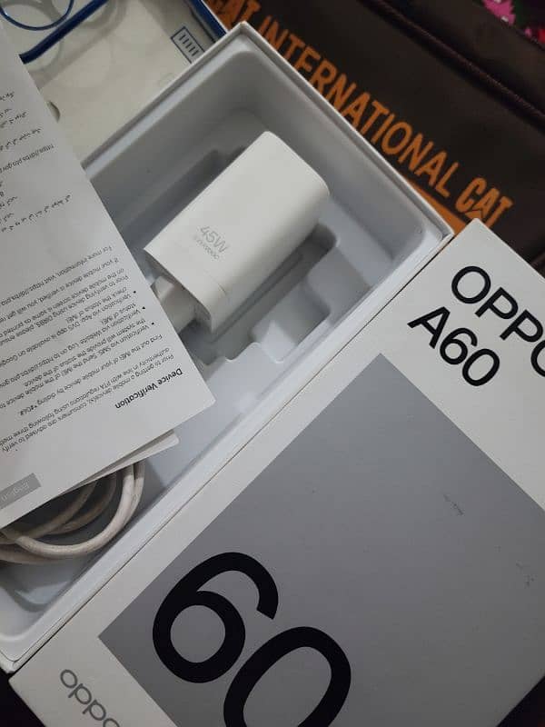 Oppo A60 Mobil 8/256 Complete Box 7 Month Warranty Contact 03027897026 7