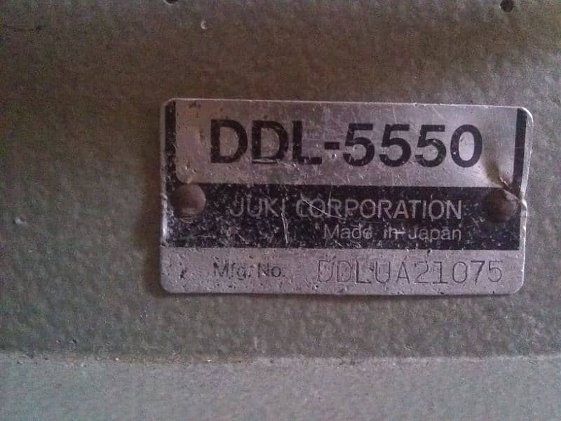 Juki Machine Manual DDL-5550 Made in Japan 5