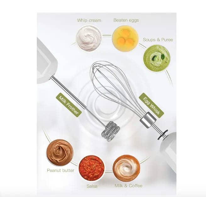 5-in-1 Hand Blender Stainless Steel 1000 W Mixer, Turbo Function5-in- 5