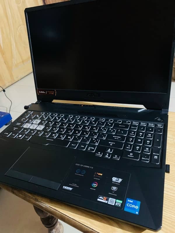 Asus tuf F15 FX506HC gaming laptop with original box charger RTX 3050 4