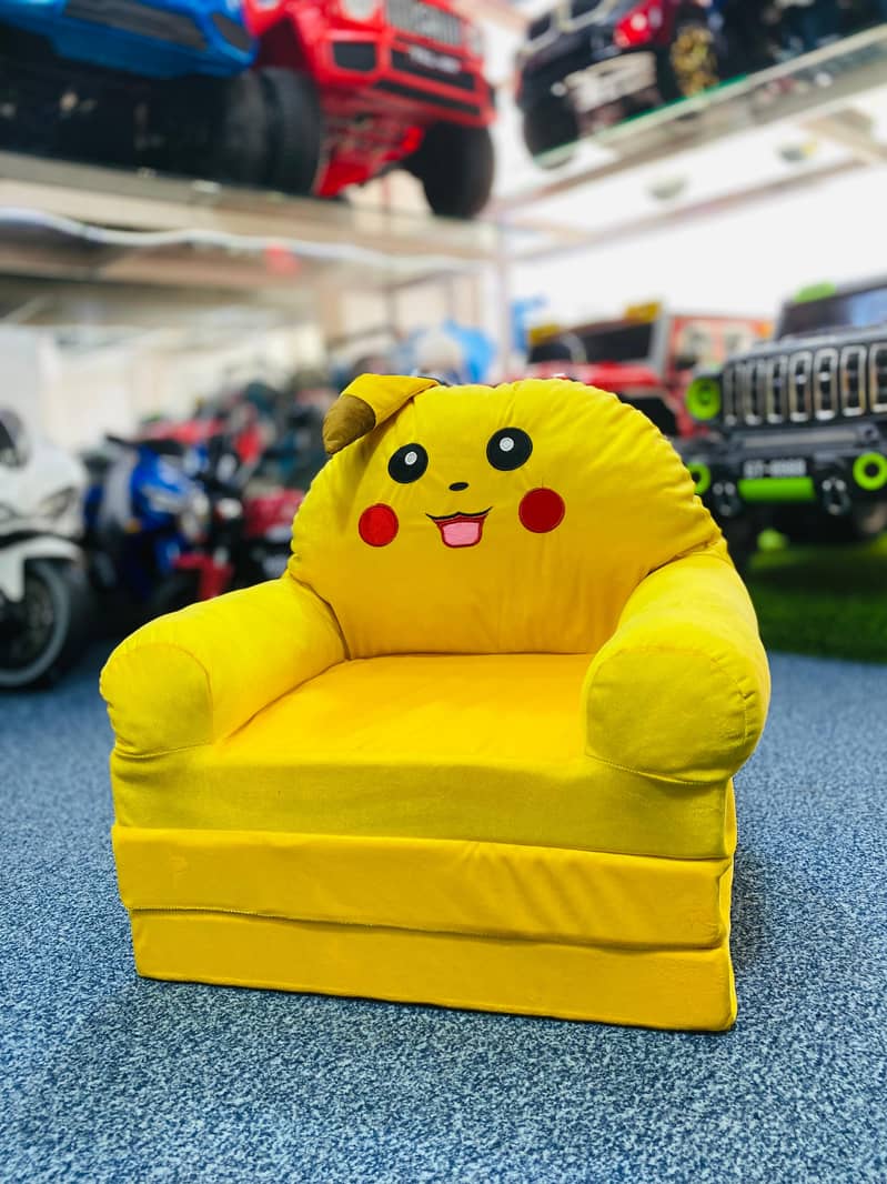 Kids sofa, foldable chair, cartoon character seat, plush armchair, 5