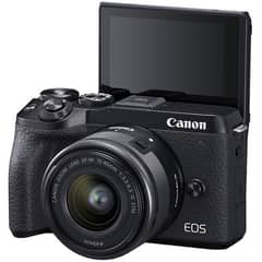 Canon EOS M6 Mark II Mirrorless Digital Camera with 15-45mm Lens