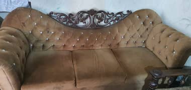 Valvet Sofa Set (Springs) 5 Seater Made by Keekar