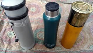 Dinner Steel Metalic Bottle Set