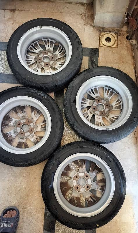 Bridgestone Tyre & Suzuki Rims 14 5