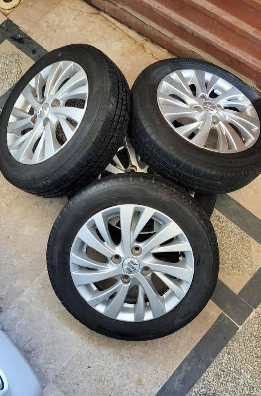 Bridgestone Tyre & Suzuki Rims 14 6