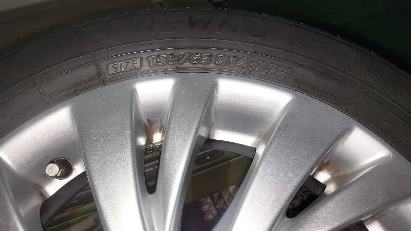 Bridgestone Tyre & Suzuki Rims 14 10