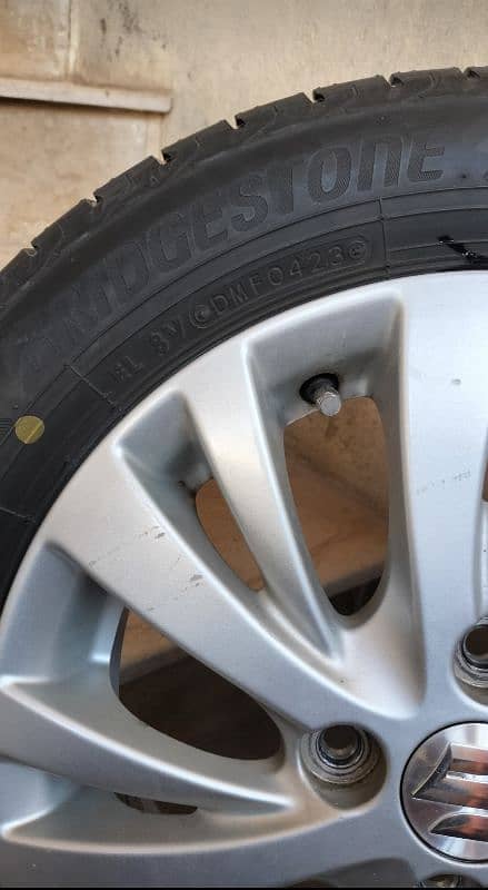 Bridgestone Tyre & Suzuki Rims 14 11