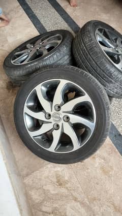 Yokohama Tyres & Nissan Rims 14