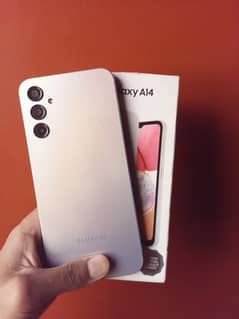 Samsung A14 (4/128) with original box urgent sale 0324/8529119