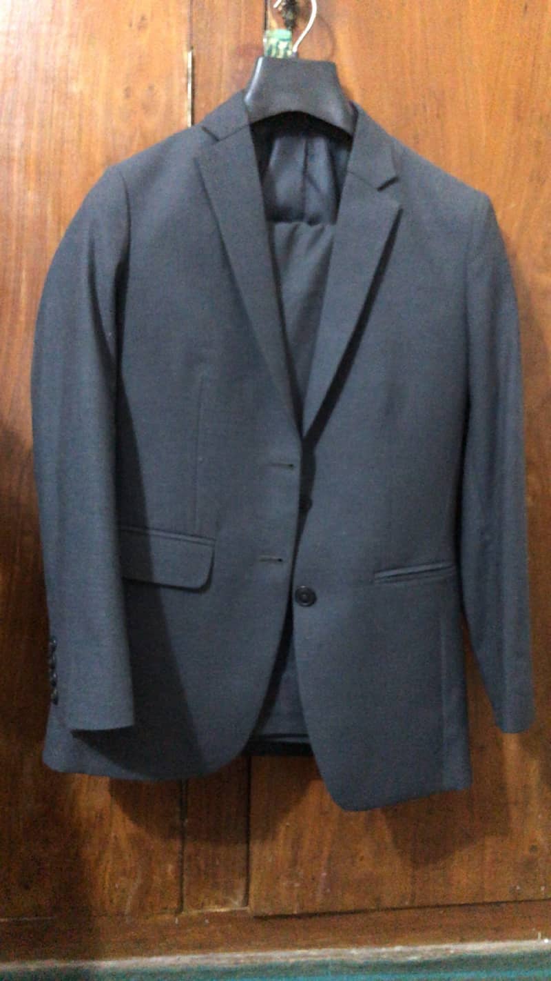 Stylish 2pc ladies pent coat suit 3