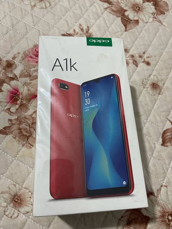 Oppo A1k black color with Box 32 gb/2Gb 1