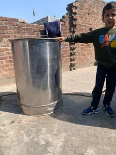 Water Drum Food Grade Stainless Steel