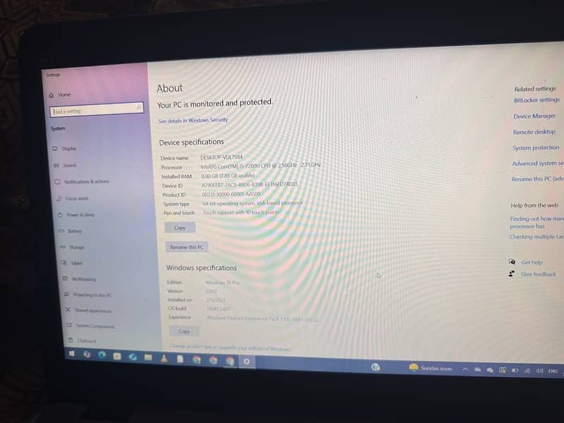 Hp Elite 840g4 3