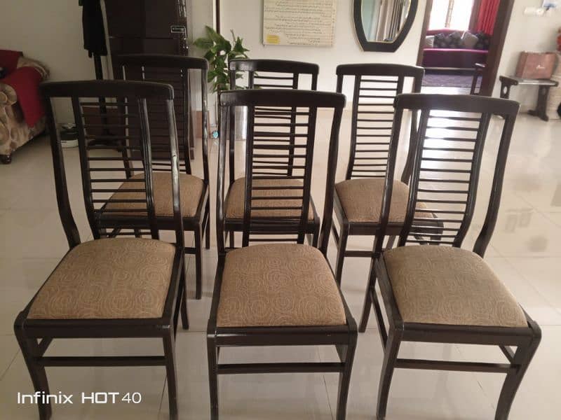 6 DINING CHAIRS FOR SALE 1