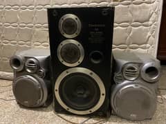 JVC and Technics Japani Speaker and Sound Woofer