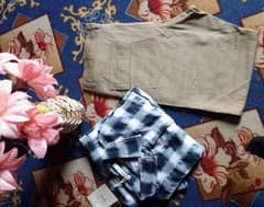 summer cotton trousers in very reasonable price with free shirt