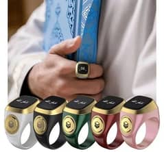 Muslim Iqibla Zikr Ring Digital Counter Tasbeeh Smart Tasbih