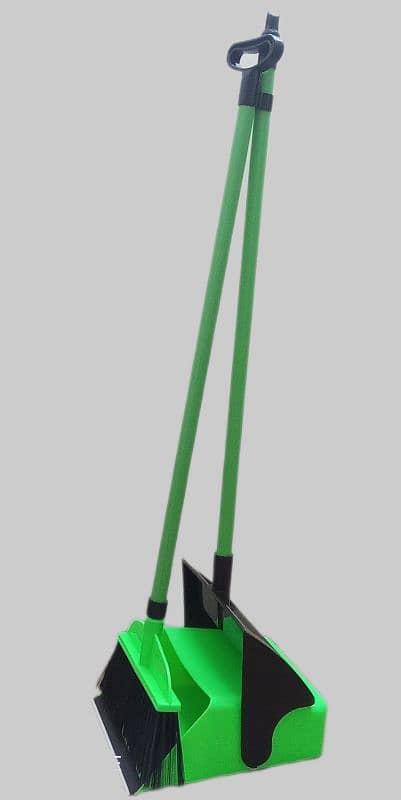 Broom stick with covered dust pan 3