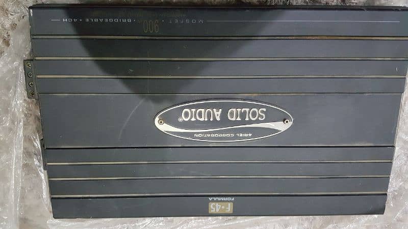 SOLID AUDIO Amplifier (Original) 4 Channel 0