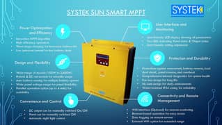 New Systek MPPT Hybrid Solar Charge Controller 12/24/36/48V 60A