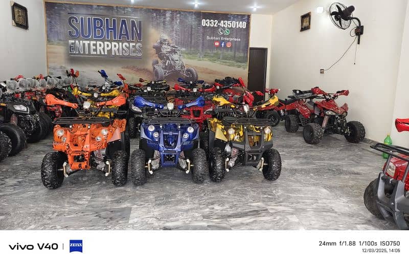 Latest Varient 107cc Atv Quad Bikes Delivery In All Pakistan 0