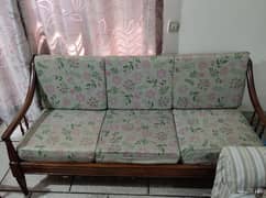 Wooden sofa set