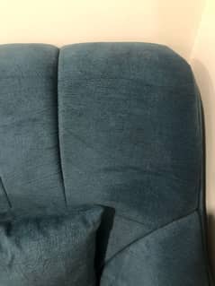 2 SEATER SOFA FOR SALE EXCELLENT CONDITION NO WEAR AND TEAR SOLID WOOD