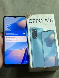 oppo a16 with box charg hai bilkul ok hai koii msala masail ni hai