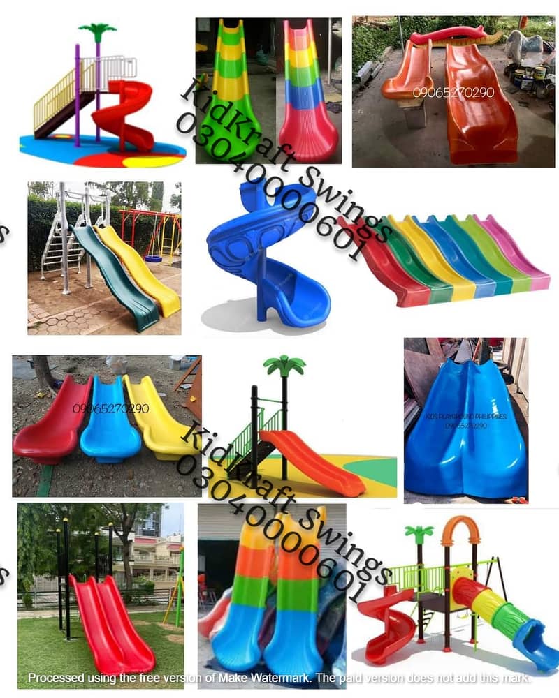 Slide, Swings, Kids rides, jhula, Spring rider, jungle gym, indoor set 7