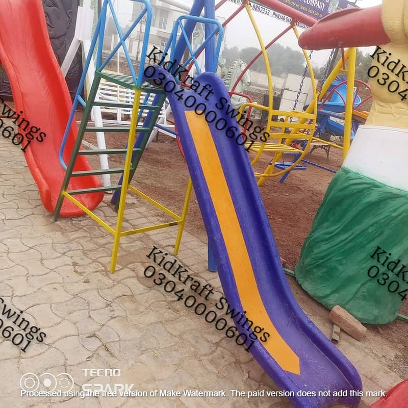 Slide, Swings, Kids rides, jhula, Spring rider, jungle gym, indoor set 8