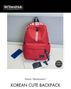 KOREAN CUTE BACKPACK MALE/ FEMALE