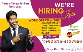 Online Part time/full time/home job/Assignments/Typing/Data entry/Ads