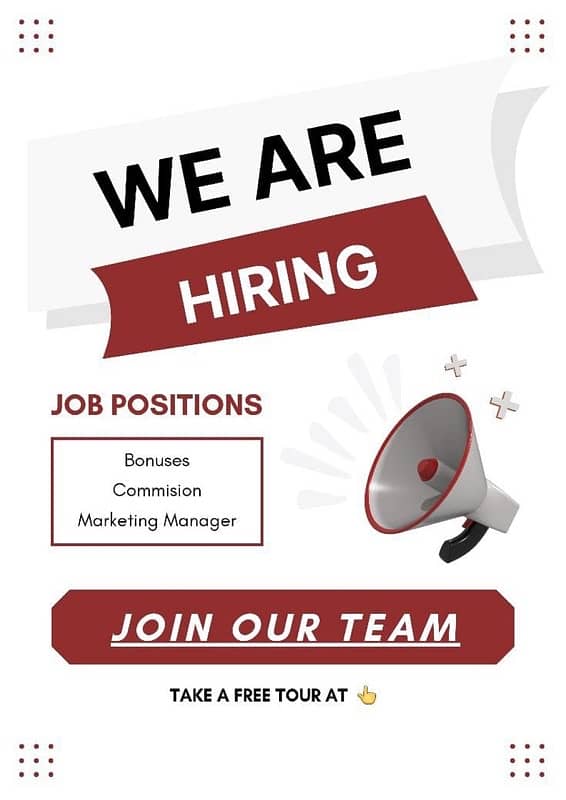 Hiring manager required male female both 1