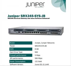 Juniper SRX345 16-Port Security Services Gateway Appliance (Renwed)